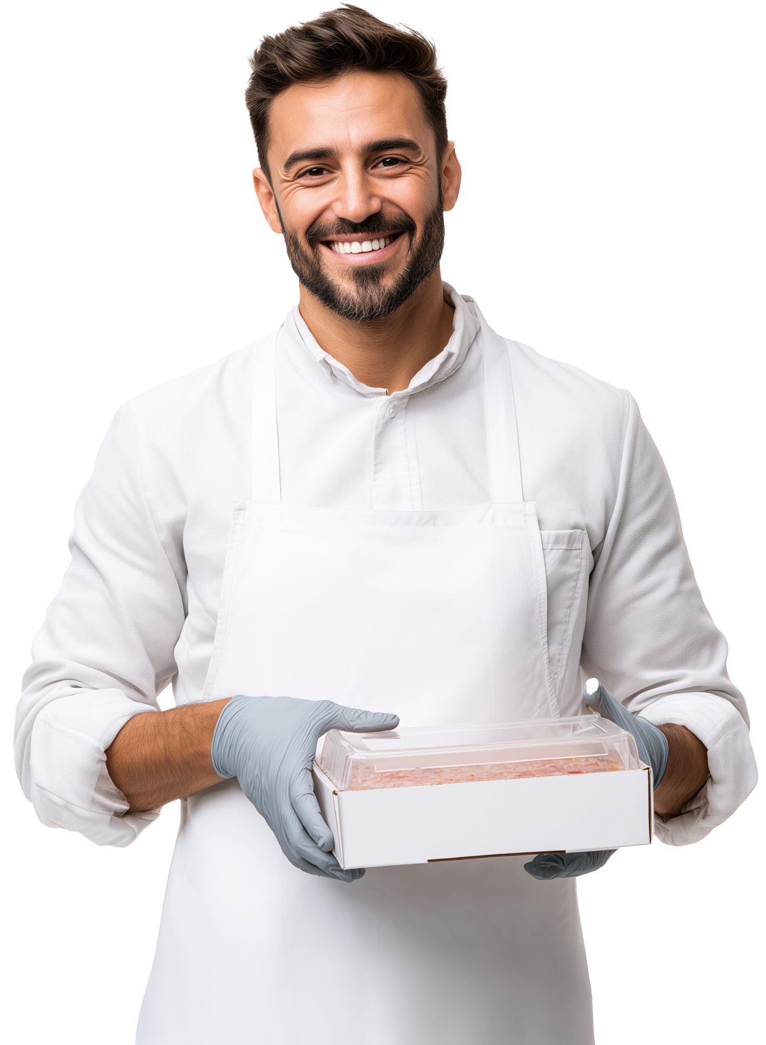 Consulente sicurezza alimentare che ispeziona un laboratorio alimentare